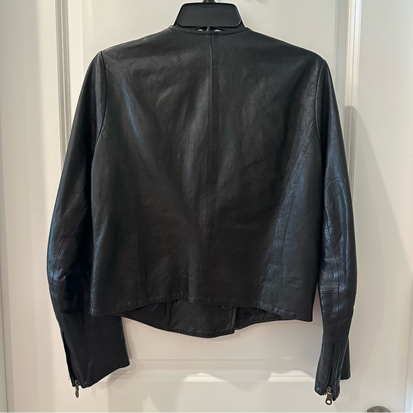 Madewell Double Breasted Leather Jacket - Picture 5 of 9